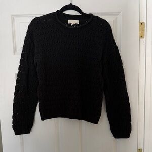 Chic Black Women's Crew Neck Sweater